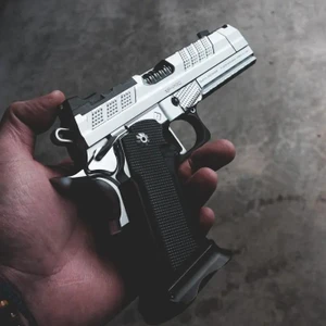 Fusion XP-Pro SSE Comp & Ported Ambi Thumbrest Custom Shop Chrome 25ACP Single Shot - 400000241289