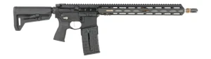 Q LLC  Sugar Weasel *CA Compliant 5.56 NATO 10+1 16"Black Cerakote Aluminum Receiver w/Picatinny Rail, M-LOK Handguard, CMOE SL-K Black Polymer Stock, Black Polymer Grip - 810152961414