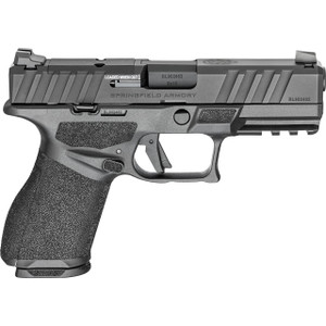 Springfield, Echelon Alpha 4.0C, Semi-automatic, Striker Fired, Polymer Frame Pistol, Compact, 9MM, 4" Barrel, Melonite Finish, Black, Optics Ready Slide, Front White Dot and Tactical Rack U-Dot Rear