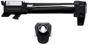 Radian Weapons R0859 Ramjet & Afterburner Combo 9mm Luger Compatible w/ Glock 43X, Black Stainless Steel - 810098420853