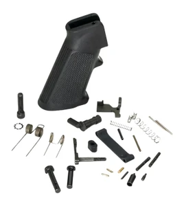 White Label Armory WLA-LOW-1014-01 Stage 4  Lower Parts Kit For AR Platform Curved Trigger Black - 810155160685