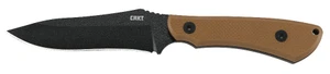 CRKT 2083 Ramadi  4.37" Fixed Plain Black Matte Baked-On Anti Rust SK-5 Steel Blade/Coyote Textured G10 Handle Includes Sheath - 794023208306