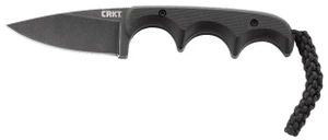 CRKT 2384K Minimalist  2.16" Fixed Drop Point Plain Black Stonewashed 5Cr15MoV SS Blade/Black G10 Handle Includes Lanyard/Sheath - 794023238402