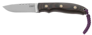 CRKT 2861 Hunt'N Fisch  2.99" Fixed Plain Satin 9Cr18MoV SS Blade/Multi-Color G10 Handle Includes Lanyard/Sheath - 794023286106