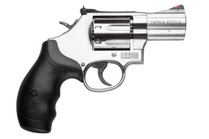 Smith & Wesson 164192 686 Plus357 Mag 2.50" 7 Round Stainless Steel Black Synthetic Grip - 022188641929