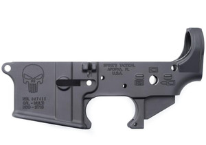 Spike's Stripped Lower Punisher Logo - 855319005013