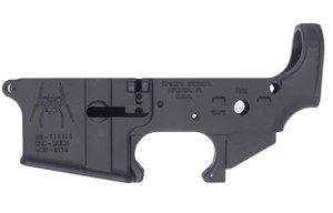 Spike's Stripped Lower Spider Logo Fire/Safe Markings - 400000055848