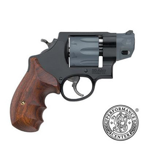 Smith & Wesson 170245 327 Performance Center Single/Double 357 Magnum 2" 8 Wood Black - 022188702453