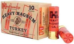 Hornady 86241 Heavy Magnum Turkey Loads 12 ga 3" 1-1/2oz 5 Shot 10Box - 090255862416