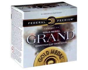 Federal Gold Medal Grand 12ga 1200 FPS 7.5 Shot 250 Round Case - 604544617627