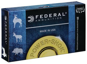 Federal 7WSME Power-Shok 7mm Winchester Short Mag Soft Point 150 GR 20Box - 029465097288