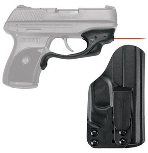 Laserguard Series Fits Ruger LC9/LC380 Black Finish Red Laser With Blade Tech IWB Holster - 610242007141