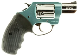 Charter Arms 53879 Undercover Blue Diamond Single/Double 38 Special 2" 5 Black Rubber Stainless - 678958538793