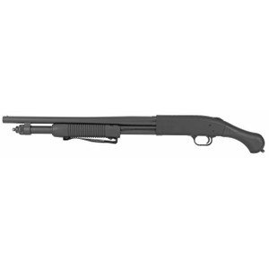 Mossberg 50639 590 Shockwave Blued Pump 12 Gauge 18.50" 3" 6+1 Black Fixed Synthetic Raptor Grip Stock - 015813506397