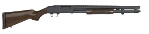 Mossberg 52149 590 Retrograde 12 Gauge 18.50" 20" 8+1 Blued Walnut Ambidextrous Hand - 015813521499
