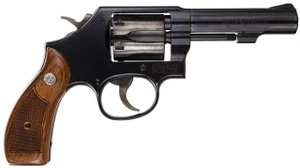 Smith & Wesson 150786 10 Classic Single/Double 38 Special 4" 6 rd Wood Grip Blued - 022188142358