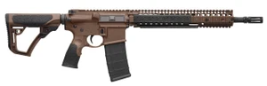 Daniel Defense 02-088-15126-055 DDM4 M4A1 *CA Compliant 223 Rem,5.56 NATO 14.50" 10+1 Mil-Spec Brown Cerakote 6 Position Stock - 815604016117