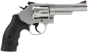 Smith & Wesson 162662 66 K-Frame 357 Mag 6 Round 4.25" Stainless Steel Black Polymer - 022188626629