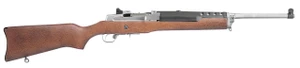 Ruger 5804 Mini-Thirty Autoloader 7.62X39mm 18.5" 5+1 Hardwood Stock Stainless Steel - 736676058044
