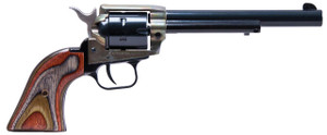 Heritage Mfg RR22MCH6 Rough Rider Small Bore 22LR,22 WMR 6 Round 6.50" Black Case Hardened Camo Laminate Grip - 727962503805