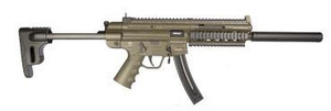 GSG GERGGSG1610G Carbine Semi-Automatic 22 Long Rifle (LR) 16.25" 10+1 Retractable Od Green - 819644025733