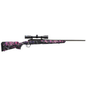 Savage 57272 Axis XP Compact 243 Win 4+1 20" Muddy Girl Matte Black Right Youth/Compact Hand Weaver 3-9x40mm Scope - 011356572721