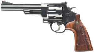 Smith & Wesson 150481 57 Classic 41 Rem Mag 6rd 6" Blued Carbon Steel Squared Butt Checkered Walnut Grip - 022188138177