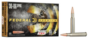 Federal P3006AF Premium  30-06 Springfield 165 gr Barnes Triple-Shock X 20 Bx/ 10 Cs - 029465098537
