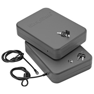 SnapSafe 75221 Lock Box 2XL Key Entry Black Steel 11.50" L x 8.50" W x 2.50" D 2pk - 851529004266