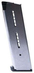 Wilson Combat Magazine For Full Size 1911 .45 ACP 8 Round Steel Base Pad Stainless Finish - 874218002589