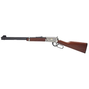 Henry H00125 Classic 25th Anniversary 22 Short, 22 Long, 22 LR 15LR/17L/21Short 18.50" Blued Barrel, Nickel-Plated Rec, Semi-Fancy American Walnut Stock - 619835011244