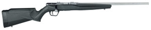 Savage 70802 B17 FVSS Bolt 17 Hornady Magnum Rimfire (HMR) 21" 10+1 Synthetic Black Stk Stainless Steel - 062654708022