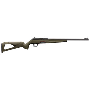 Winchester Repeating Arms 521139102 Wildcat  22 LR 10+1 18", Matte Black Barrel/Rec, Skeletonized OD Green Stock, Ghost Ring Sight - 048702024450