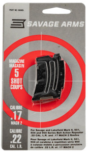 Savage 90005 MK II  22 LR 17 Mach 2 Savage MK II 5rd Detachable - 062654900051