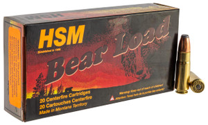 HSM 458SOCOM1N Bear Load  458 SOCOM 350 gr Jacketed Flat Point (JFP) 20 Bx/25 Cs - 810742027049