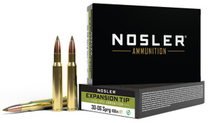Nosler E-Tip Ammunition .30-06 Springfield 168 Grain E-Tip 20 Box - 054041400367