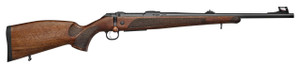 CZ-USA 07303 CZ 600 Lux 30-06 Springfield Caliber with 4+1 Capacity, 20" M15x1 Threaded Barrel, Black Metal Finish & Walnut Bavarian Style Stock Right Hand (Full Size) - 806703073033