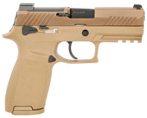 Sig Sauer 320CA9M18MSCA P320 M18 *CA Compliant Carry 9mm Luger 10+1 3.90" Black Carbon Steel Barrel, Coyote PVD Serrated Slide, Coyote PVD Steel Frame w/Picatinny Rail, Coyote Polymer Grips Ambidextro