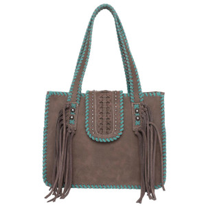 MW1057G-8317 Montana West Fringe Collection Concealed Carry Tote -