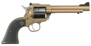 Ruger 2034 Super Wrangler 22 LR/22 WMR 6 Shot 5.50" Bronze Cerakote Barrel & Frame, Black Cylinder w/Black Checkered Polymer Grips - 736676020348
