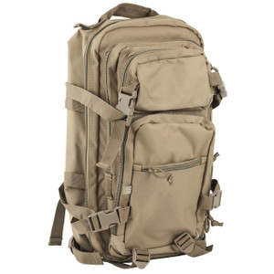 Glock AS02001 Multi-Purpose  Backpack 1000 Denier Polyester Coyote Brown 18" x 11" x 11" Black - 764503023538
