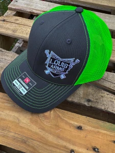 Alquist Arms Shield Logo Richardson112 Hat Charcoal/Neon Green - 400000191195