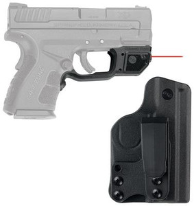 Laserguard Series Fits Springfield Armory XD MOD 2 Black Finish Red Laser with Blade Tech IWB Holster - 610242007714