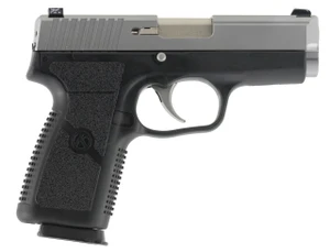 Kahr Arms KP9093NA P  9mm Luger Caliber with 3.60" Barrel, 7+1 or 8+1 Capacity, Black  Finish Frame, Serrated Matte Stainless Steel Slide, Textured Polymer Grip & TruGlo Night Sights - 602686048095