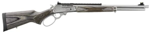 Marlin 70905 336  Full Size 30-30 Win 6+1 19.10" Polished Stainless Steel Threaded Barrel, Polished Stainless Steel Receiver, Fixed Gray Laminate Stock - 736676709052