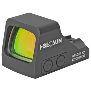 Holosun HS507KX2 HS507K X2 Black Anodized 1x 2 MOA/32 MOA Red Dot & Circle Reticle - 810047071211