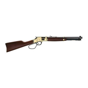 Henry H006GMLL Side Gate  357 Mag/38 Special 10+1 20" Blued Octagon Barrel, Polished Brass Rec, American Walnut Stock, Adj. Sight, Large Loop Lever - 619835060839