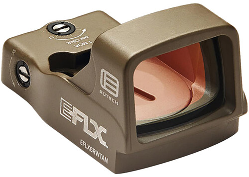Eotech EFLX6RWTAN EFLX Mini Reflex Sight  Tan 1 x 6 MOA Red Dot - 672294700081