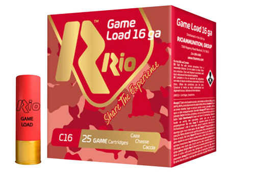 Rio Ammunition RCHV1675 Game Load  16 Gauge 2.75" 1 1/8 oz 7.5 Shot 25 Per Box/ 10 Case - 8435101625432