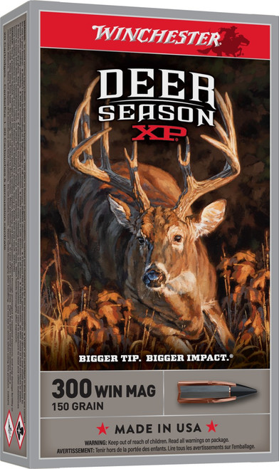 Winchester Deer Season XP .300 Winchester Magnum 150 Grain Extreme Point Polymer Tip 20 Box - 020892221598